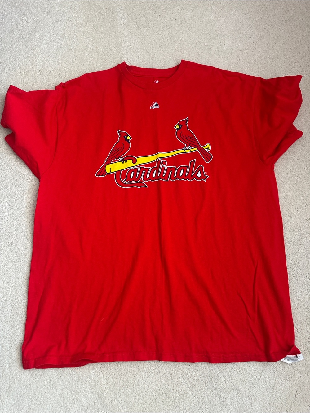 Majestic Red St. Louis Cardinals Graphic Tee